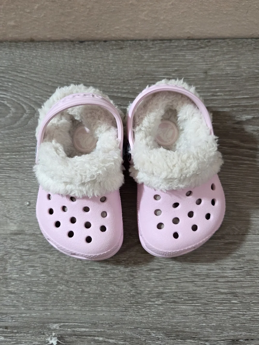 Crocs Mammoth Lined Clog Infant Size 2-3 Pink New Without Tags